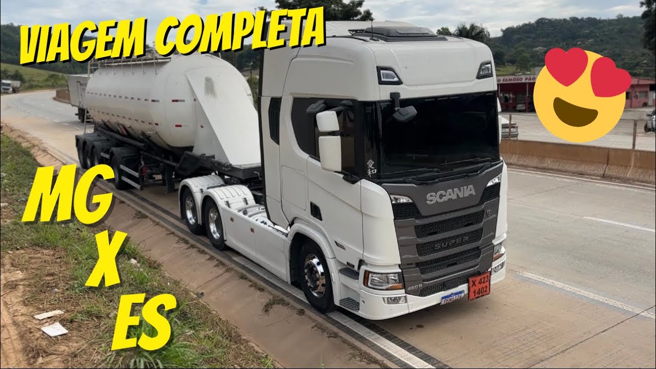 Primeira Viagem No Scania Super!!! Belo horizonte Até Vitória 💨
