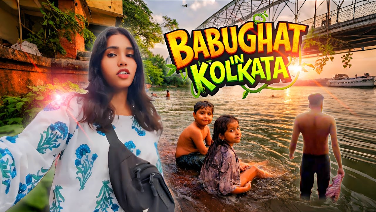 Kolkata Babughat Vlog | Ganga Kinare Ek Din|| @quizirl_tp_vlog || 