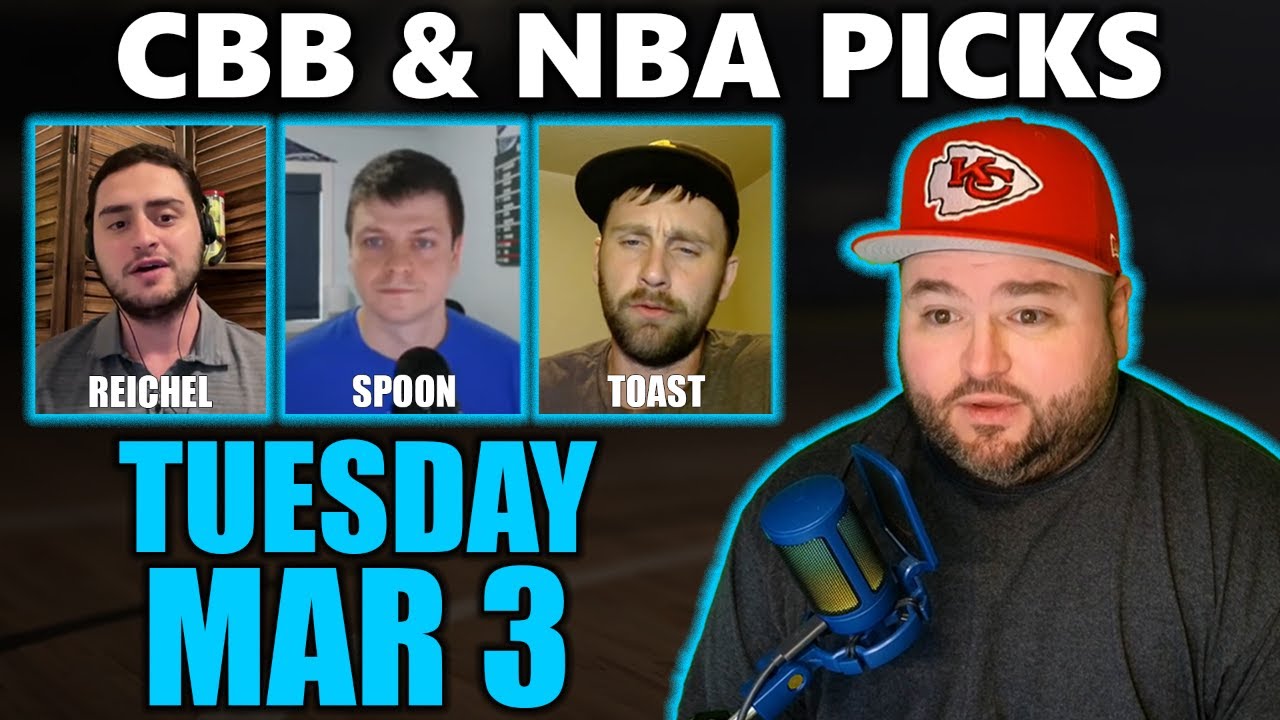 College Basketball & NBA Picks with Kyle Kirms | Tuesday March 3rd