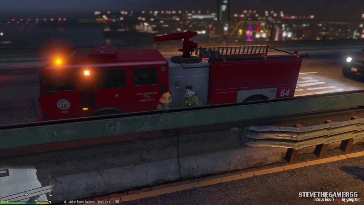 GTA 5 - Rescue Mod V - FIREFIGHTER - (GTA 5 Rescue Mod PC MODS)