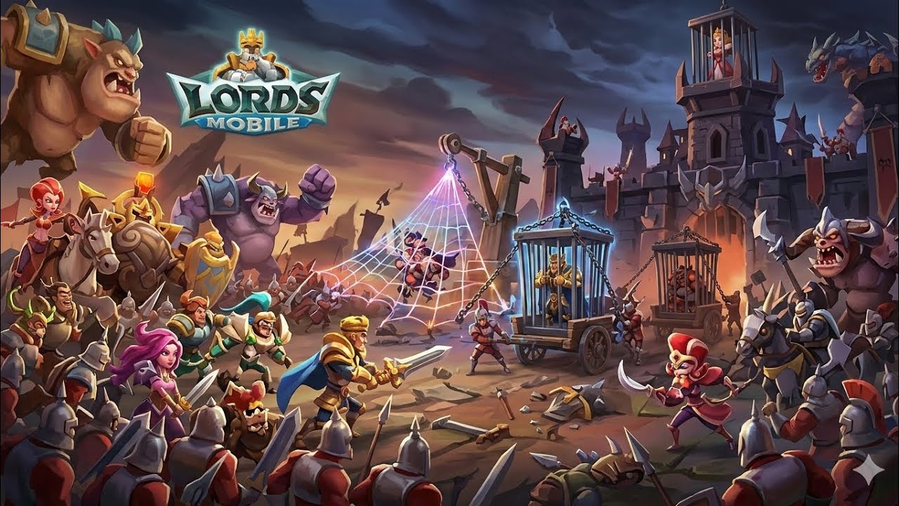 Lords Mobile //خوض معارك من اجل مهام ولستعادة الملكه واخذ الابطال مشاهده ممتعه 