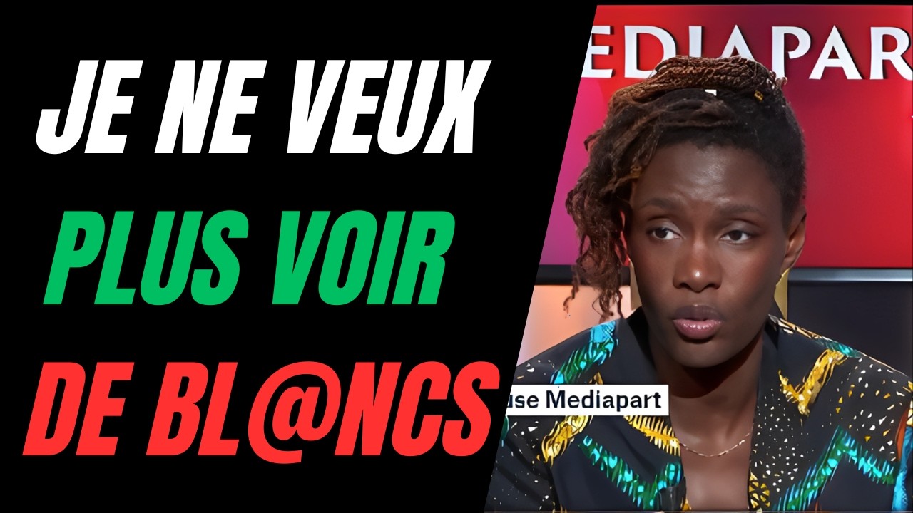ROKHAYA DIALLO EN PLEIN DÉLIRE DE RACISME ANTI-BLANC SUR MÉDIAPART