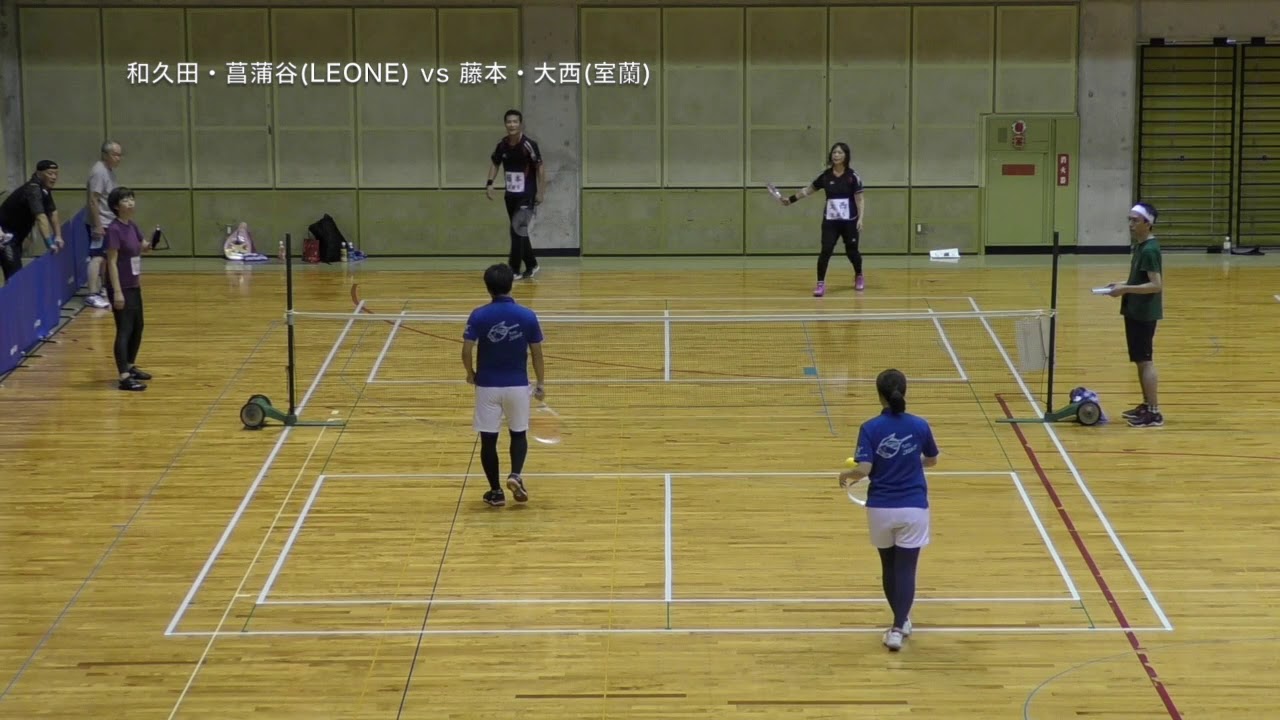 第19回全国スポンジボールテニス大会in沖縄 フリー1部決勝 和久田・菖蒲谷LEONEvs藤本・大西室蘭 20191123