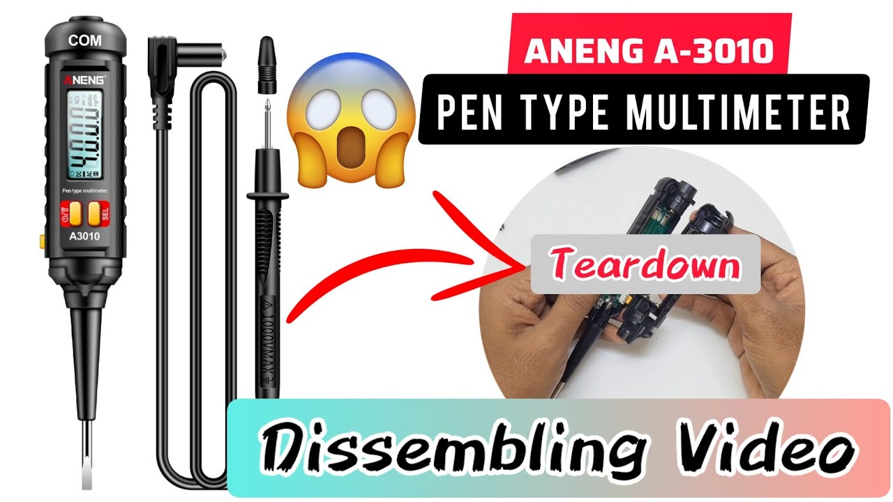 ANENG-A3010 Dismantling Pen Type Multimeter.