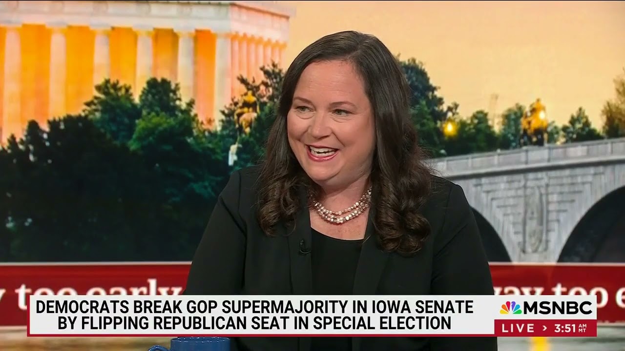 Heather Williams, DLCC President, was on Ali Vitali's Way Too Early Show