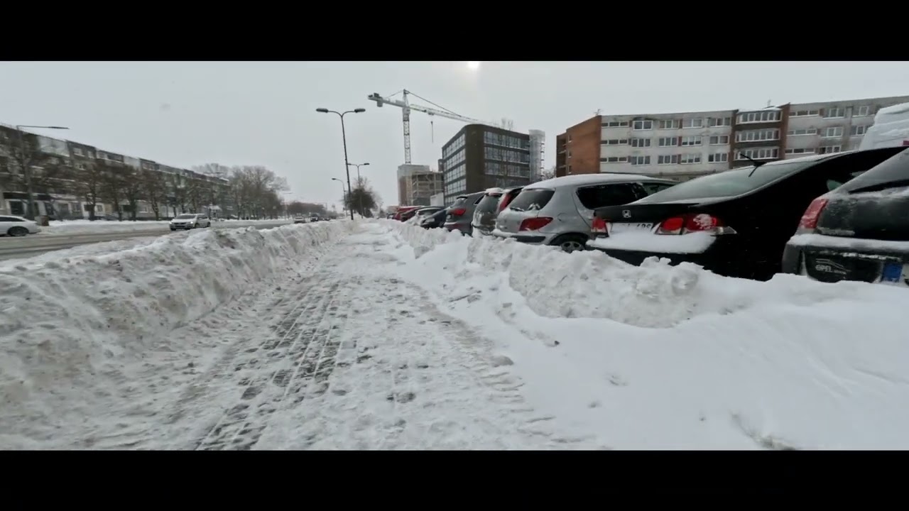 Sniego dienos Klaipėdoje