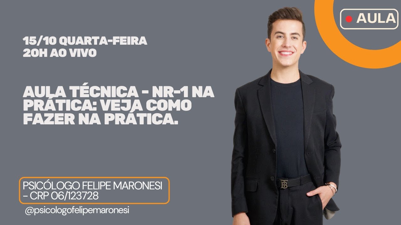 NR-1 NA PRÁTICA [ao vivo]