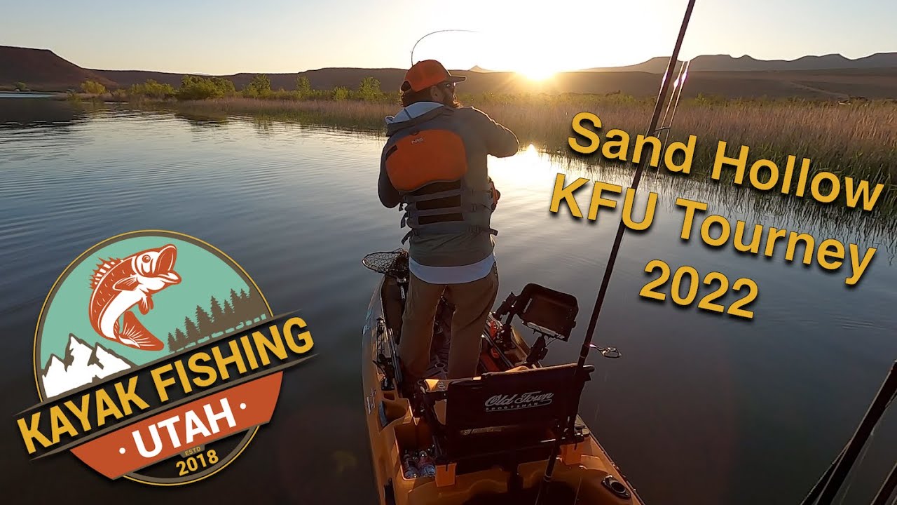 Sand Hollow pre-fishing with Rusty and The Kayak Fishing Utah Tournament
