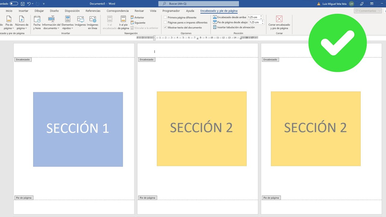 CÓMO CREAR SECCIONES EN WORD PARA TU TESIS, MONOGRAFÍA Y PROYECTOS