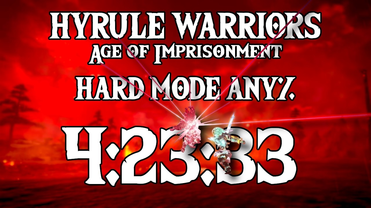 [WR] Hyrule Warriors Age of Imprisonment Any% Hard Mode in 4:23:33