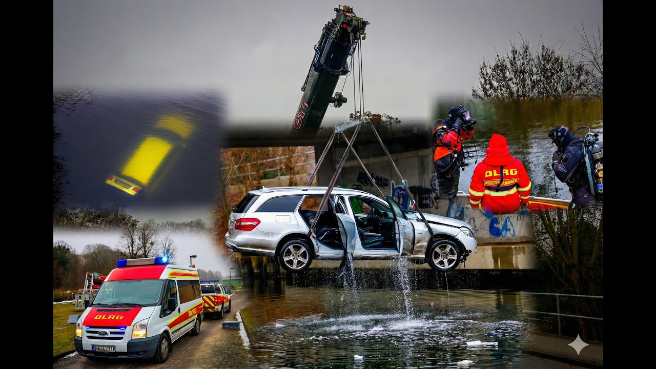 Alkoholisierter Fahrer fährt Auto in den Havelkanal