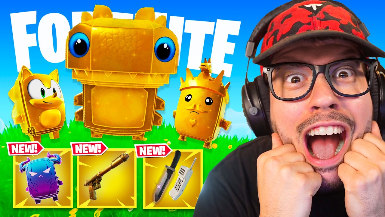 ОГРОМНОЕ *НОВОЕ* ОБНОВЛЕНИЕ С ЗОЛОТЫМИ СПРАЙТАМИ в FORTNITE!