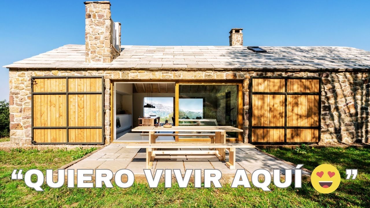 “Una Cabaña de Piedra que Enamora | Casa Rústica en la Montaña con Vistas Increíbles”
