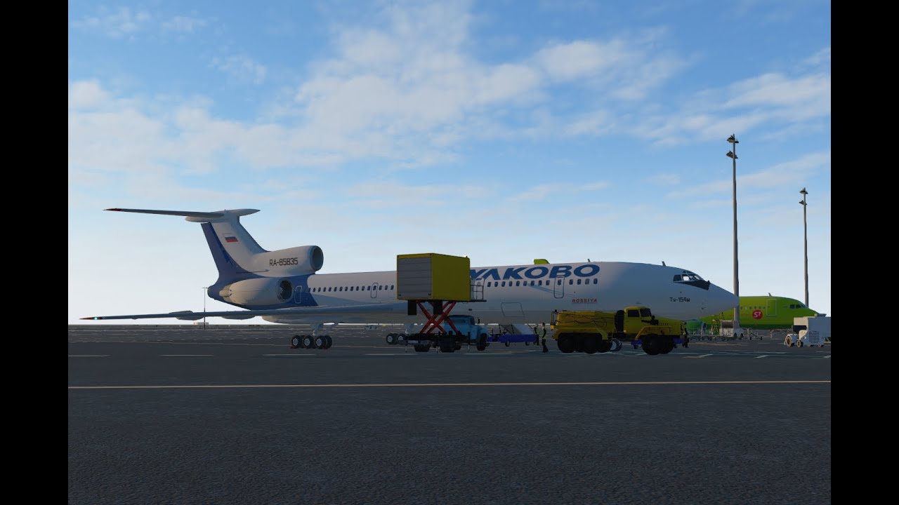 PLK6707 ULLI (Saint-Petersburg) - LEMG (Malaga) Tu-154M RA-85835 Vatsim