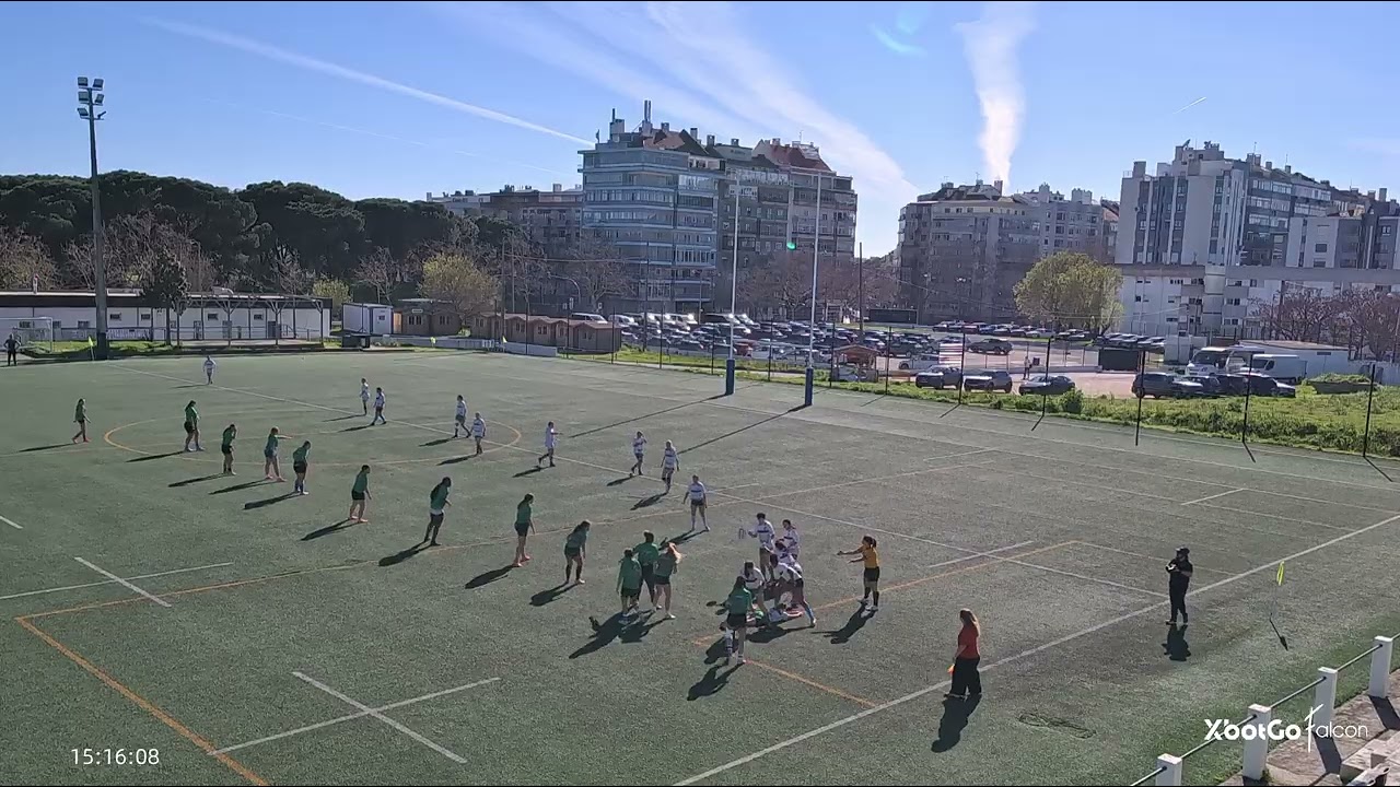Rugby U18 Fem - Meia Final Taça de Portugal - Lisboa vs Sul - 1a Parte