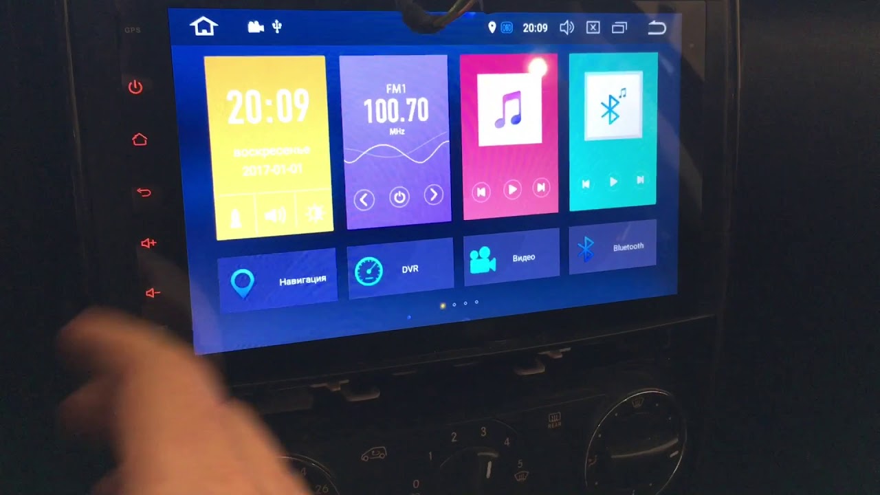 2DIN в Mercedes W169