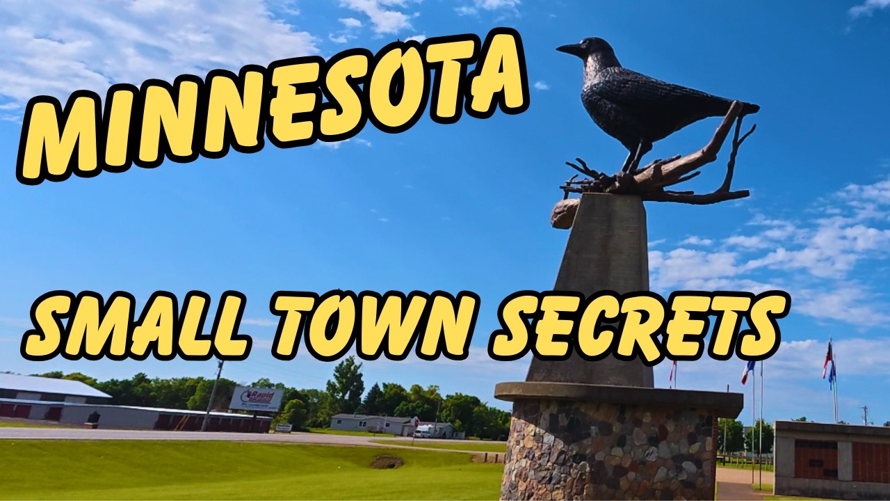 (Minnesota Road Trip): Oldest Rock, Pelicans, Crows & Small Towns!