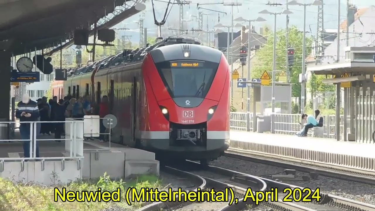 BR 1440 (Alstom Coradia Continental) im Bahnhof Neuwied im April 2024