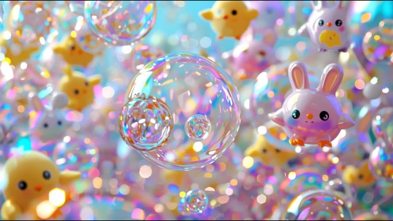 Gentle Easter Bubbles 🐰🐥🐑 Calm Classroom Music for Quiet Time & Relaxation