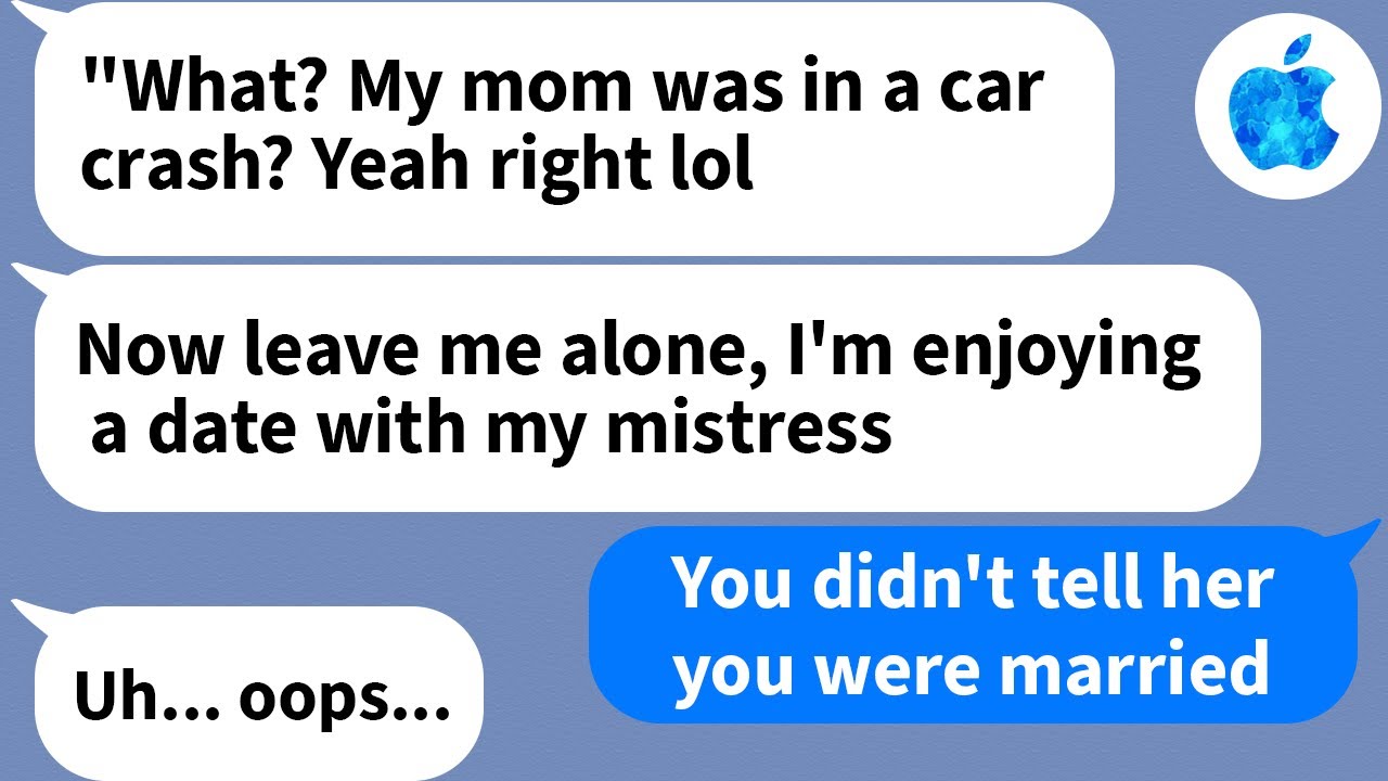 【Apple】My husband was too busy seeing his mistress to visit his mom in the hospital