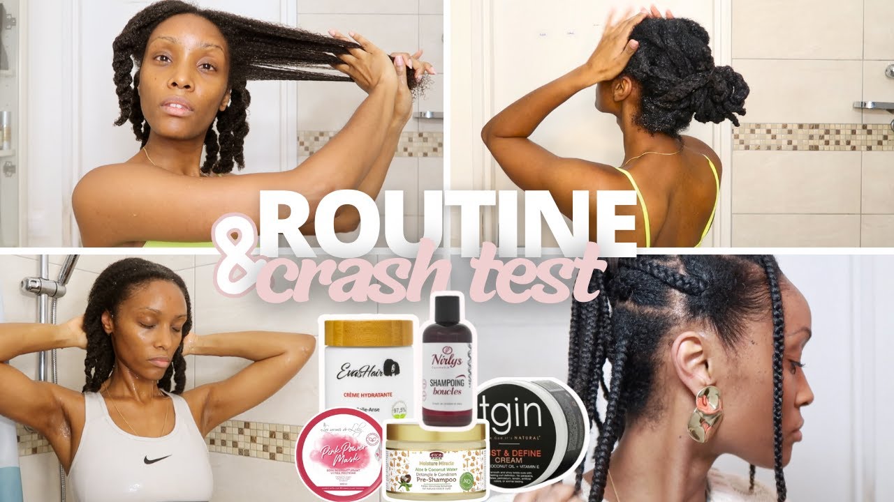 Routine et crash test produits cheveux