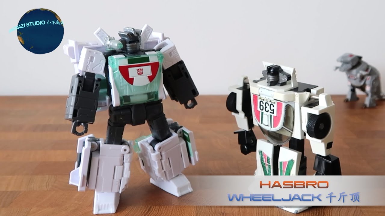 小不高兴和他的变形金刚们——千斤顶 传世 起源 赛博坦 Hasbro Origin Wheeljack