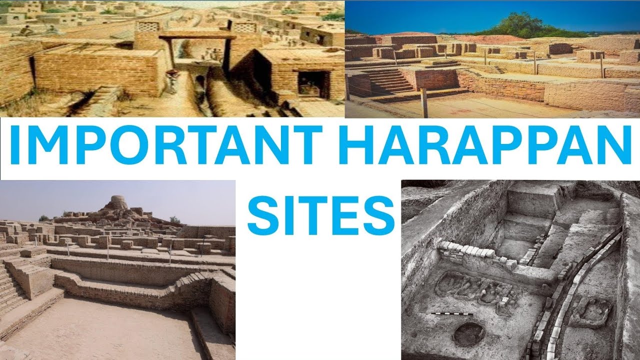 IMPORTANT HARAPPAN SITES || Harappa, Mohenjodaro,Kalibangan, Alamgirpur || Lec-08
