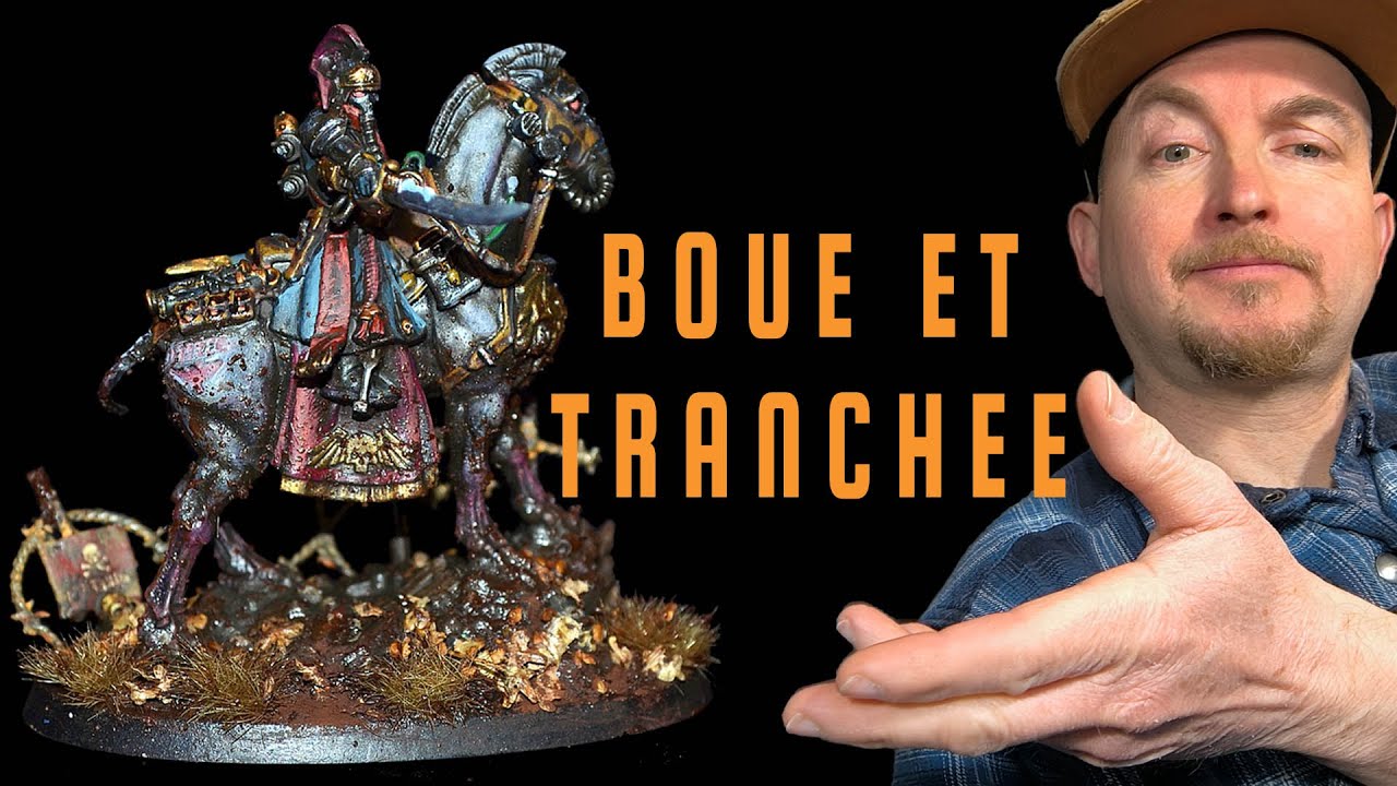 warhammer 40K tuto marechal Dreir Death Korp of Krieg socle boue