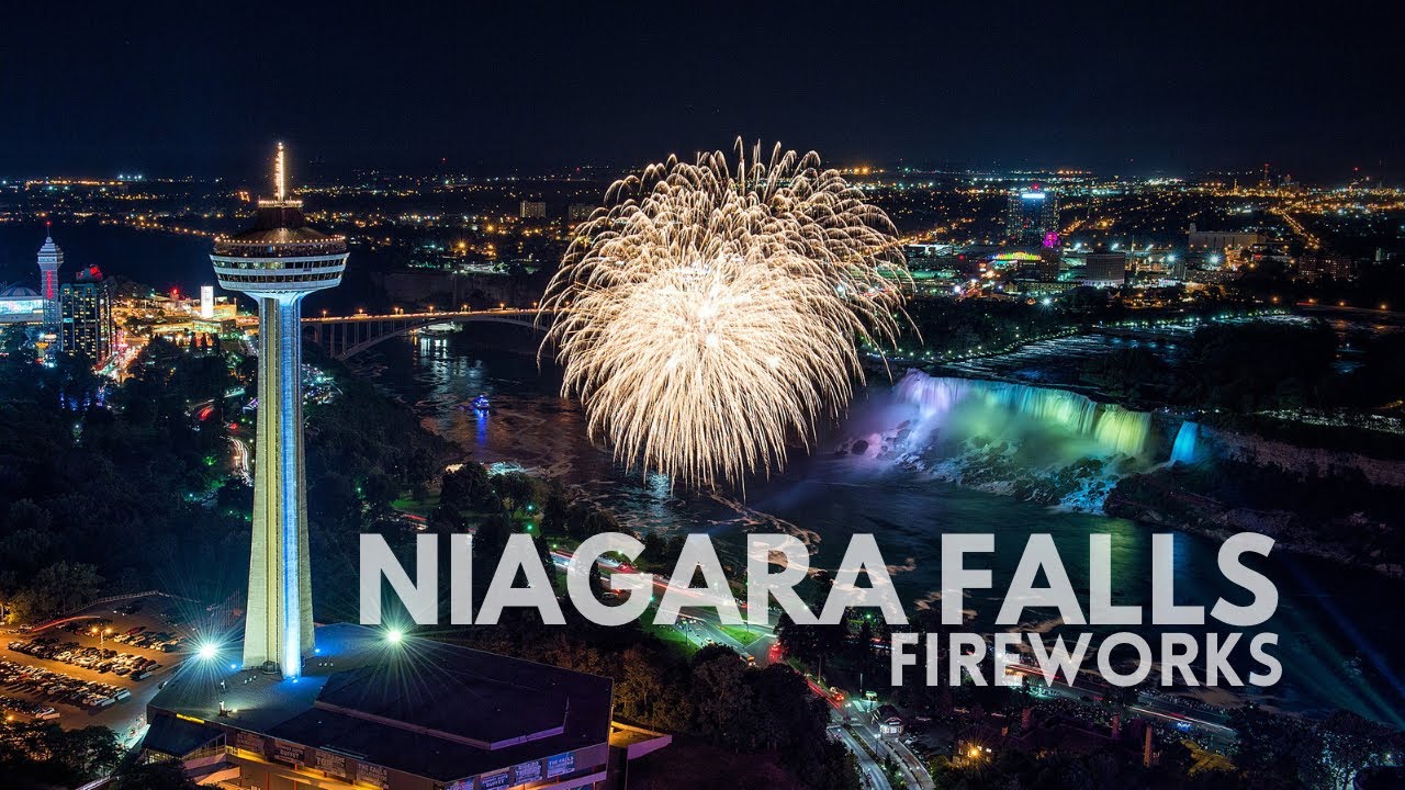 Niagara Falls Fireworks full show!