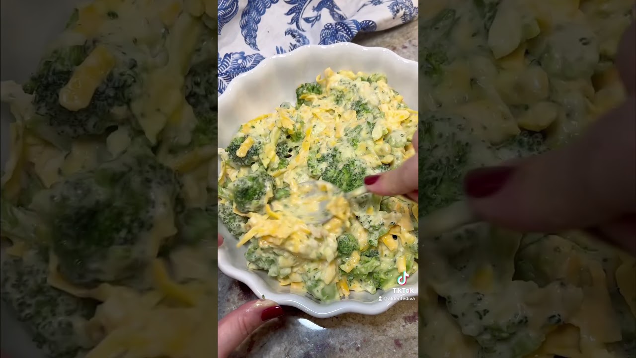 Broccoli and cheddar casserole #dinnerideas
