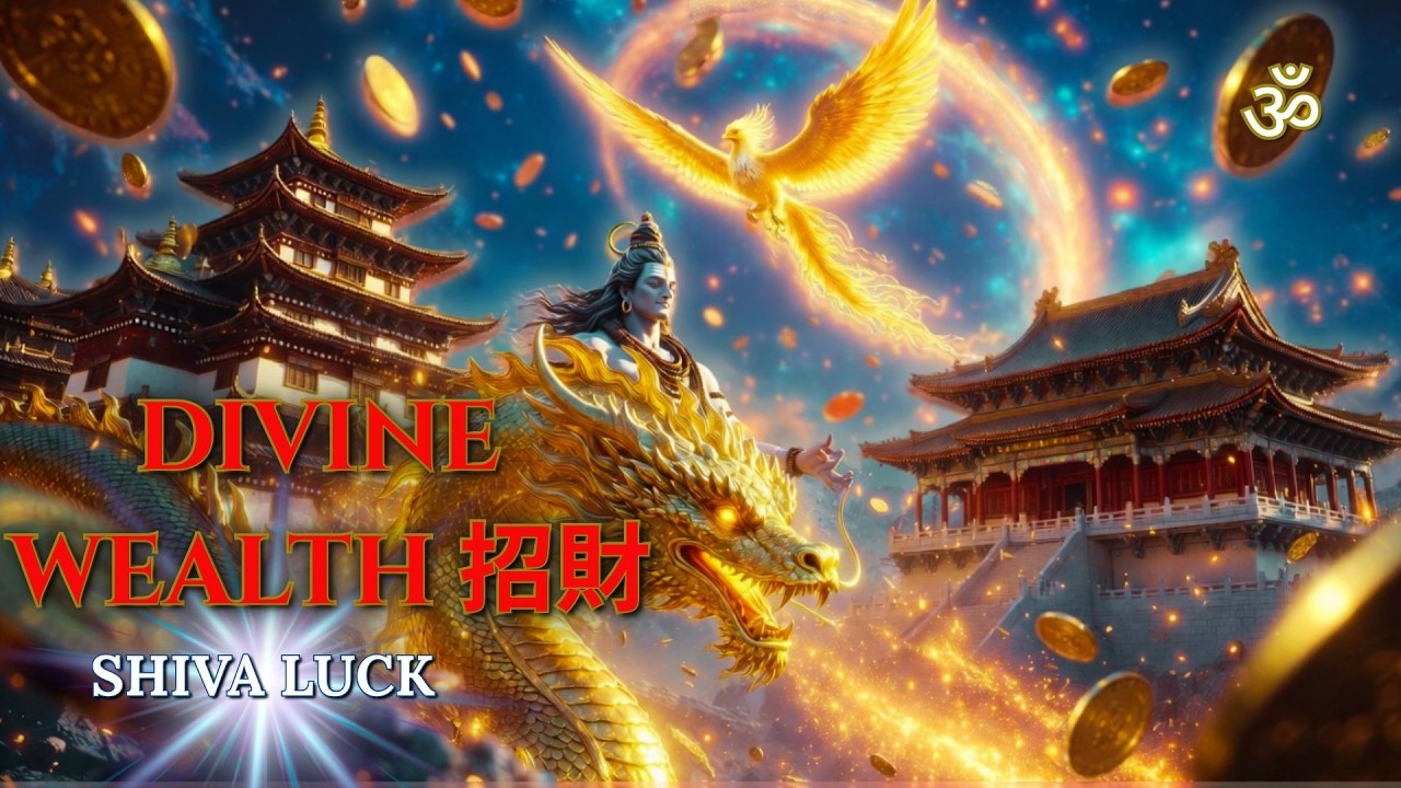 เสียงมนต์ข้ามภพ 🐲 พระศิวะ + มังกรหงส์ (ฟัง 1 จบ) โชคก้อนใหญ่พุ่งชน! | Cosmic Wealth Mantra | ॐ & 龙凤
