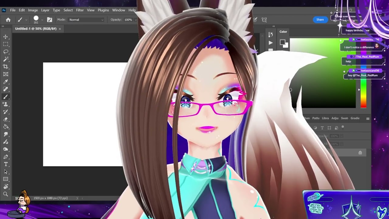 My mod surprised me with a birthday video message from chat!