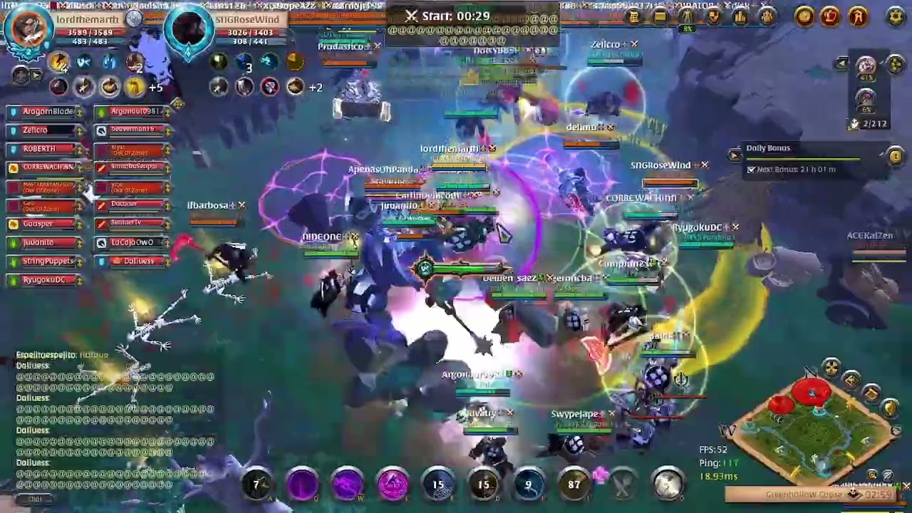 Albion Online ZvZ - Pandora vs LBLON vs ARCH