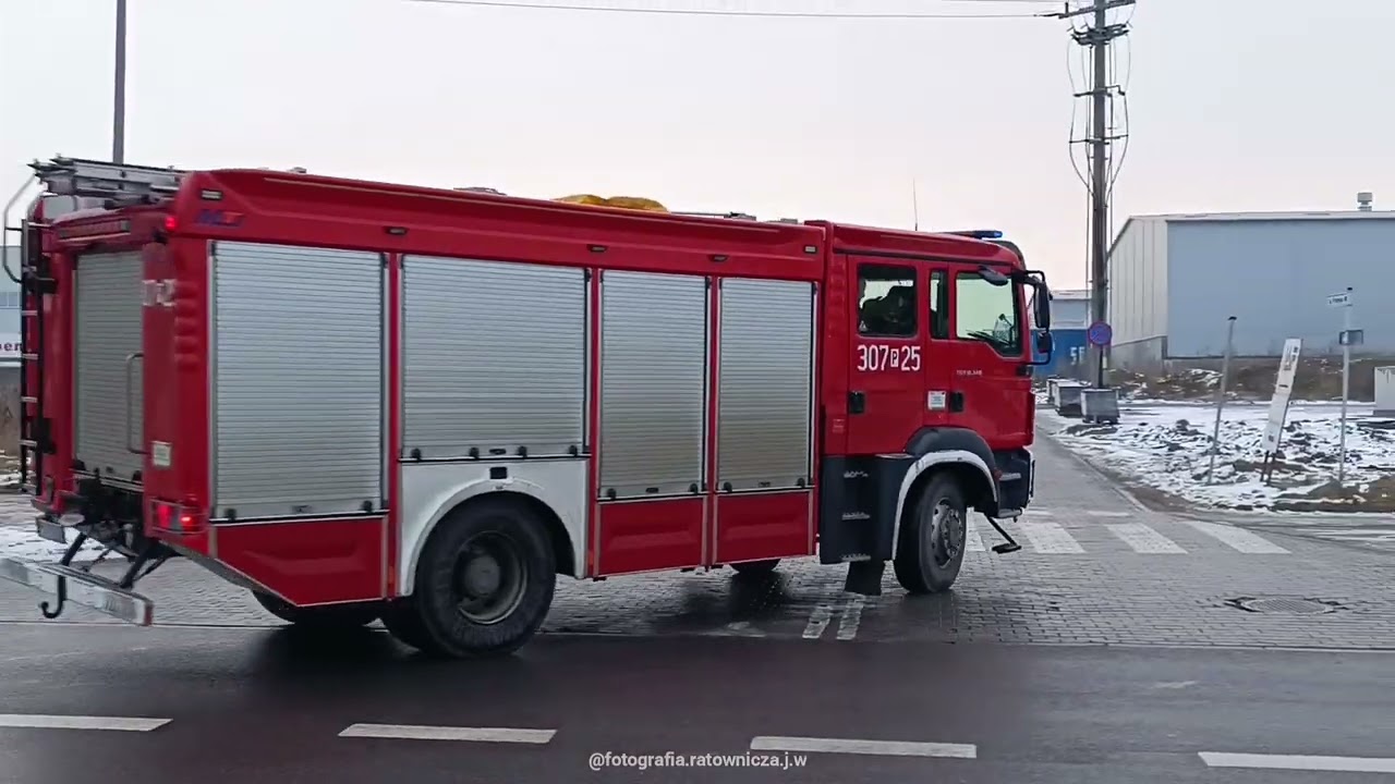 [ALARMOWO] 6 zastępów Ochotniczej i Państwowej Straży Pożarnej do załączonego alarmu ppoż w hali