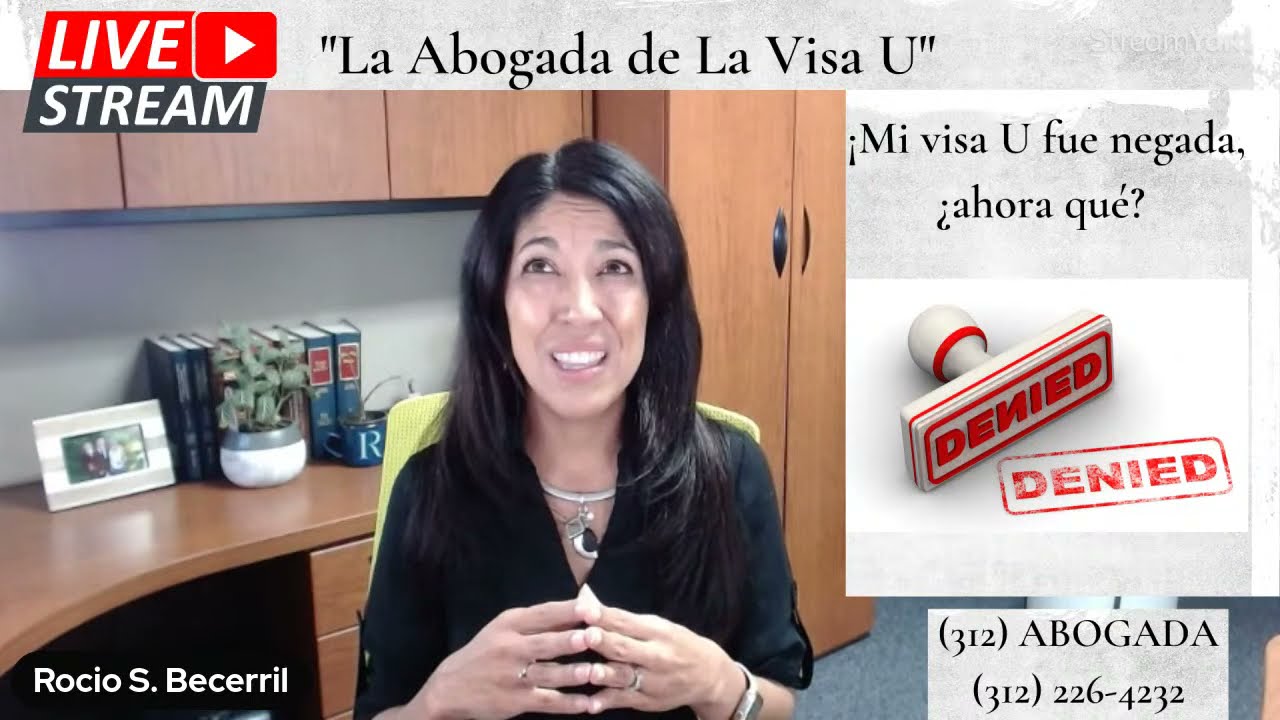 Mi visa U fue negada, ¿ahora qué?