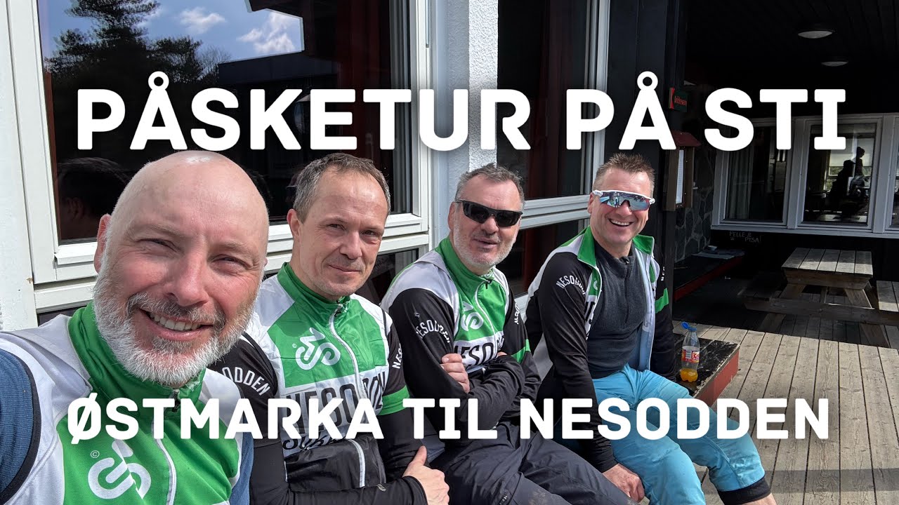Påsketur på sti: Østmarka, bolle på Vangen, Siggerud, Ski, Nesodden