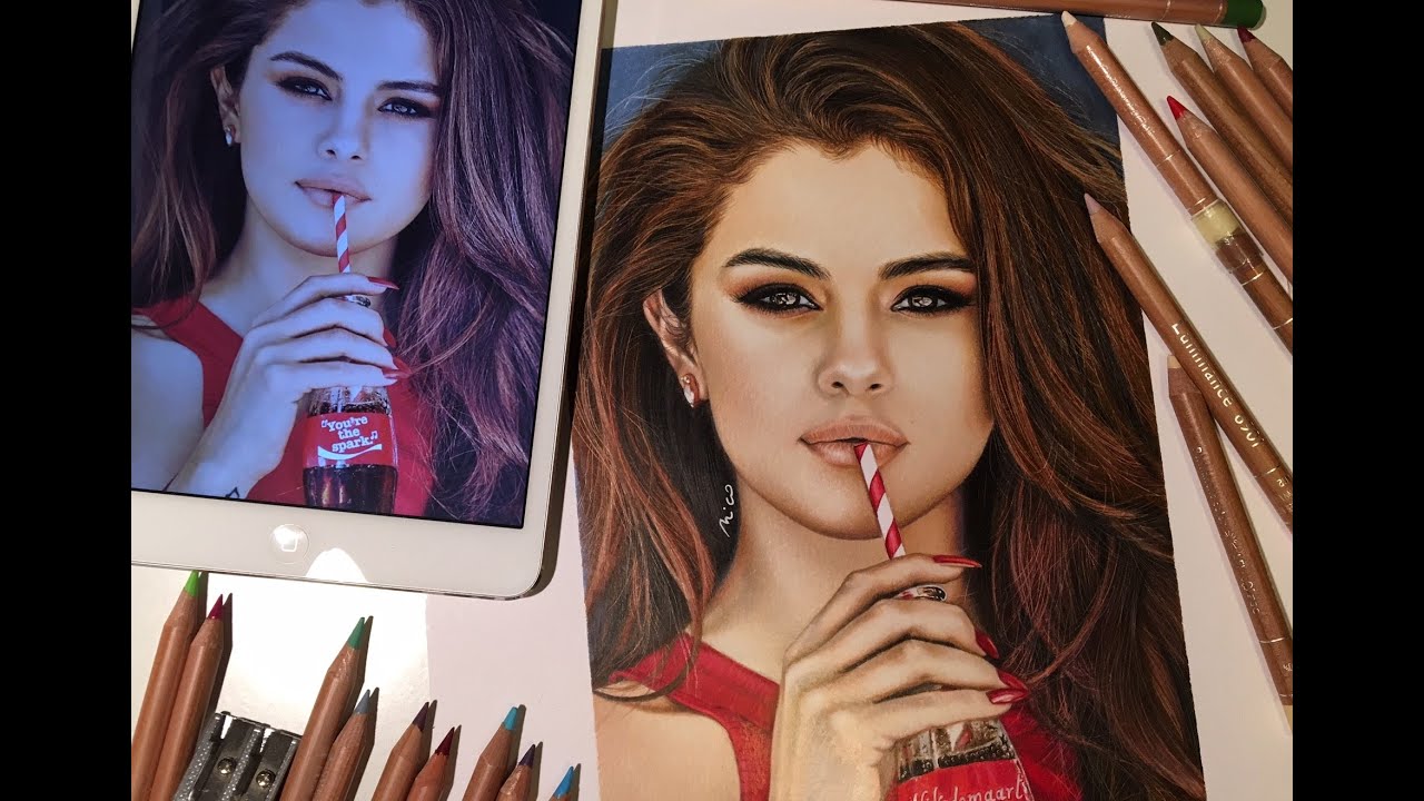 DRAWING SELENA GOMEZ