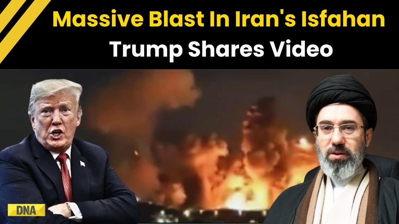 Israel Iran War: U.S. Drops Bunker Buster Bombs On Iranian Ammunition Depot, Trump Shares Video