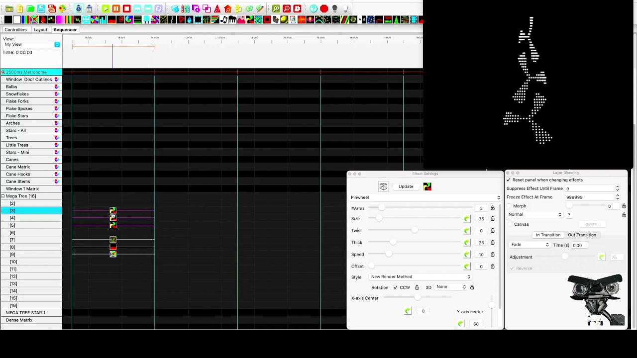 xLights - Advanced Layer Blending Between Groups of Effects