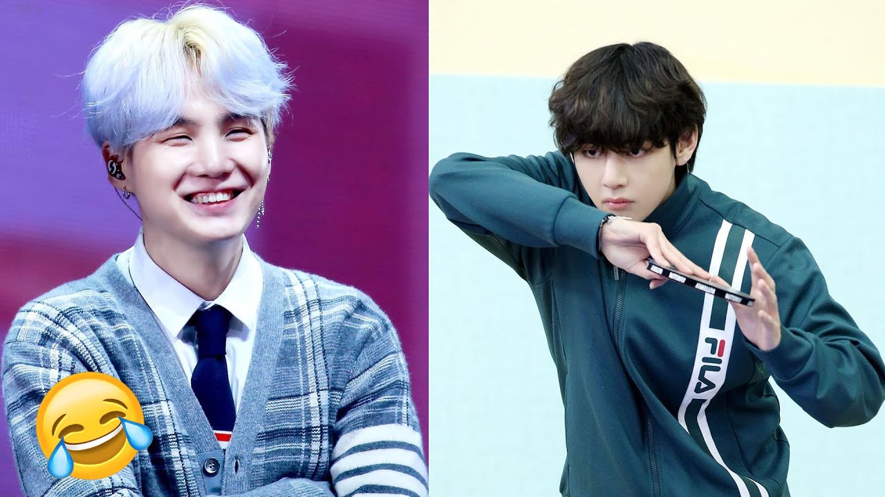 SAAT PARA MEMBER BTS SANGAT MENYAYANGI V😍