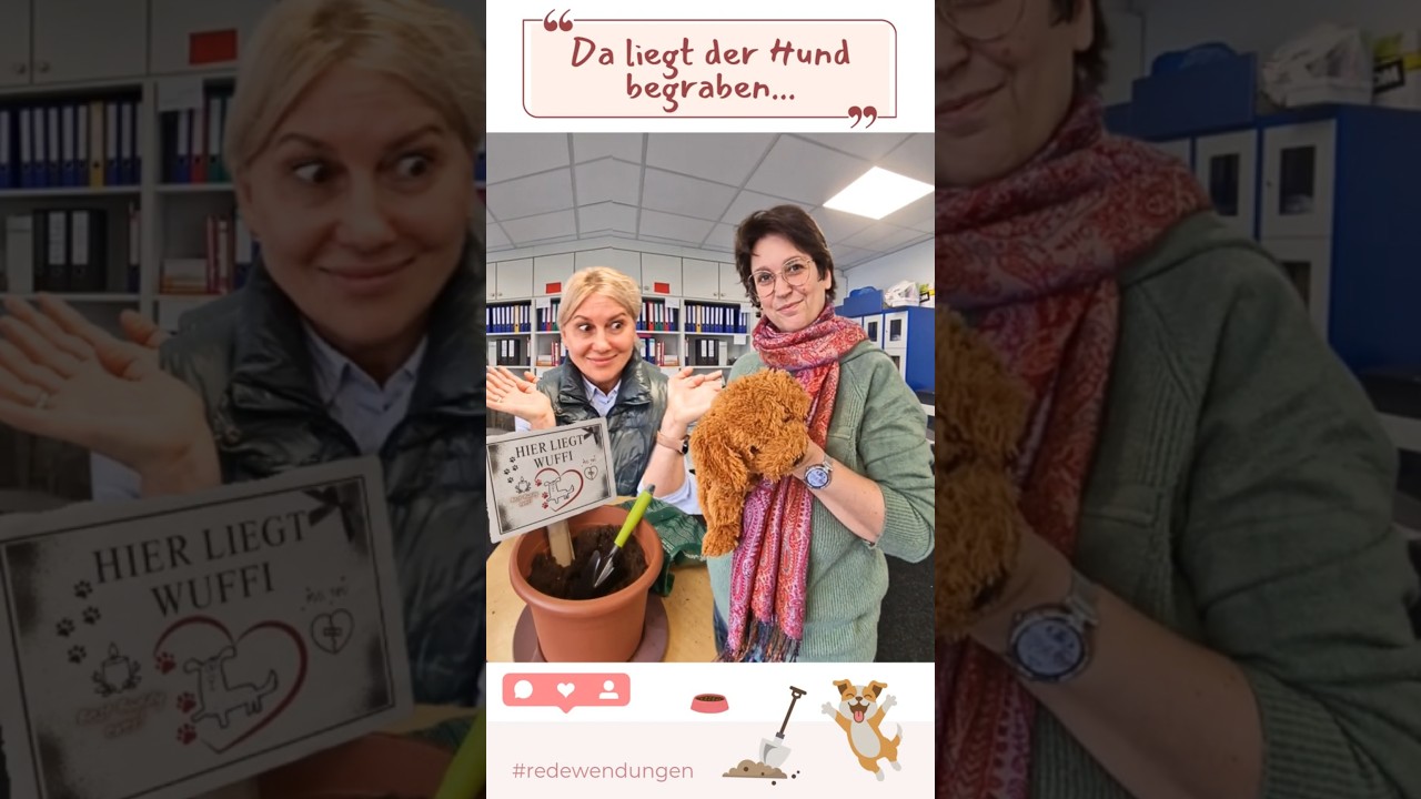 Redensarten mit Sonja & Marina - Deutsche Sprache Wortschatz B2 C1 