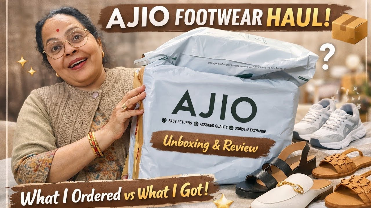 AJIO Footwear Haul 2026 | Affordable & Comfortable Footwear Unboxing.