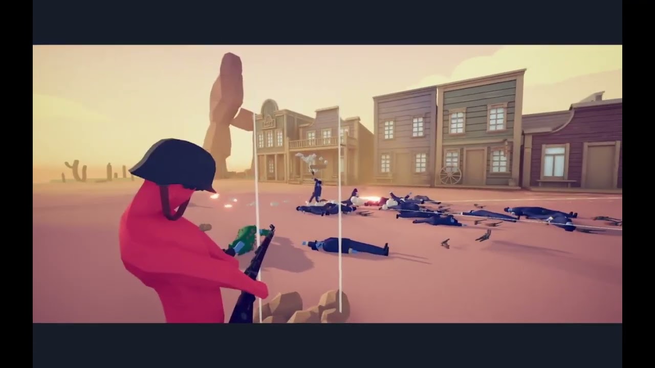Finishing the Wild West in Totally Accurate Battle Simulator with my Modded Units