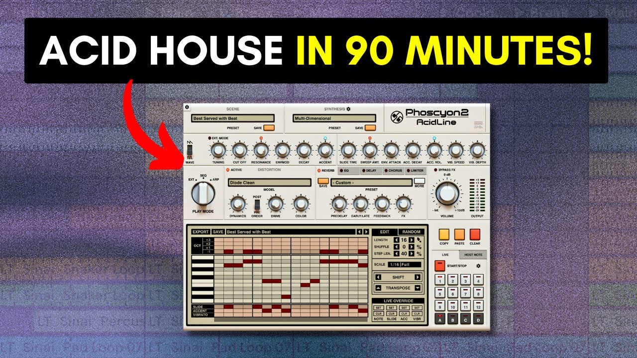Start to Finish: Acid House Track in 90 Minutes