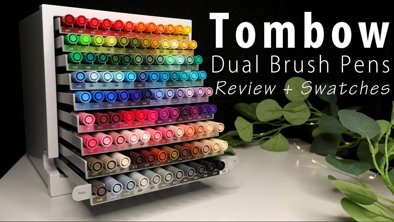 Tombow Dual Brush Pens | Full Collection Review + Swatches