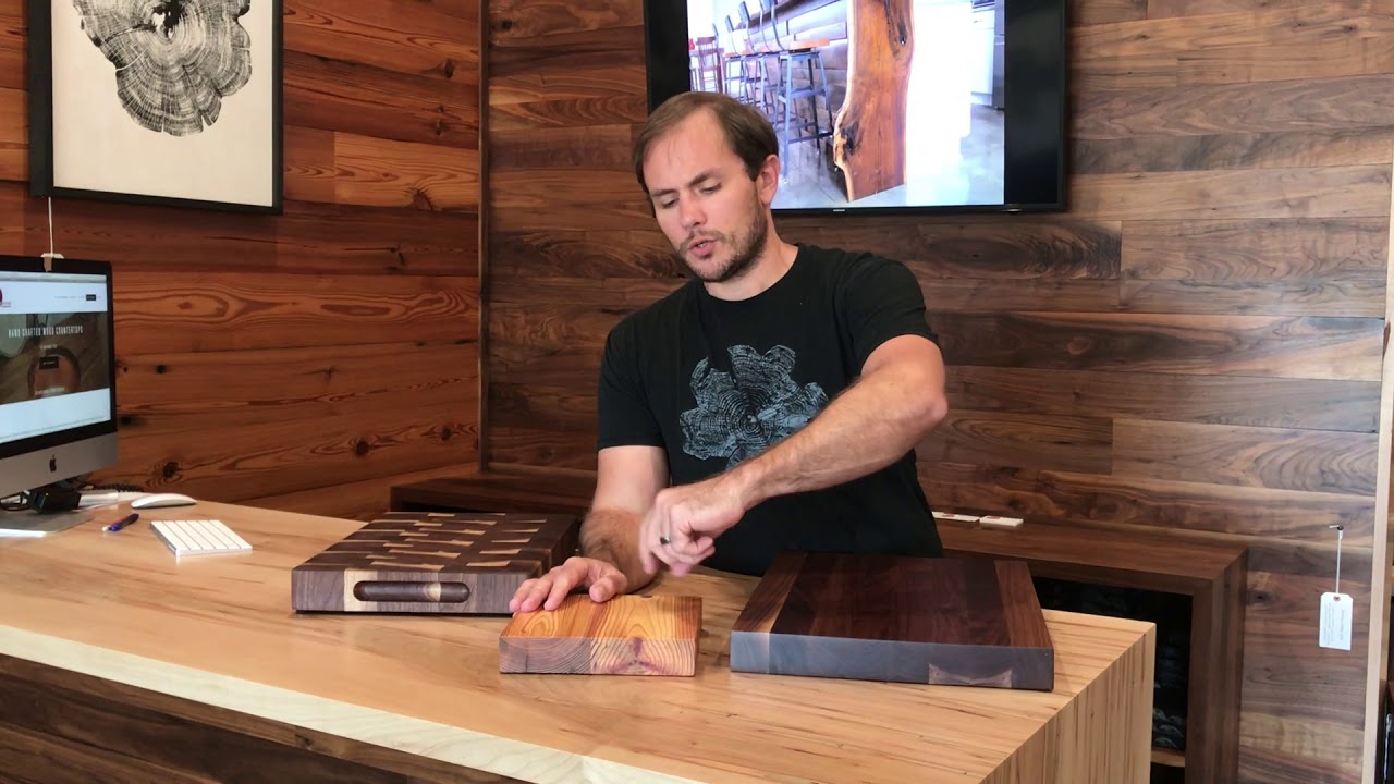 Wood Countertops Explained - The Difference Between Butcher Block, Edge Grain and Flat Grain