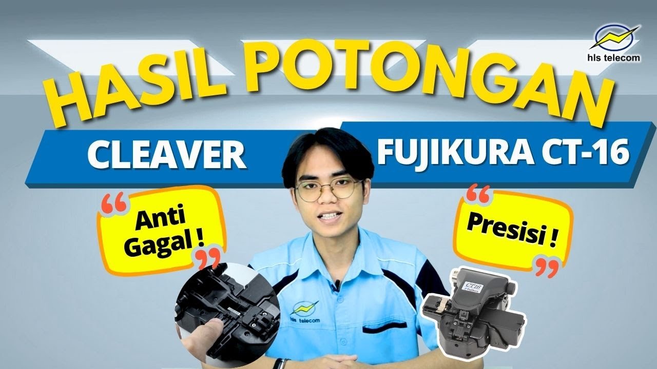 Tes Performa Cleaver Fujikura CT-16 | Pemotongan Fiber Optik Super Halus & Akurat!