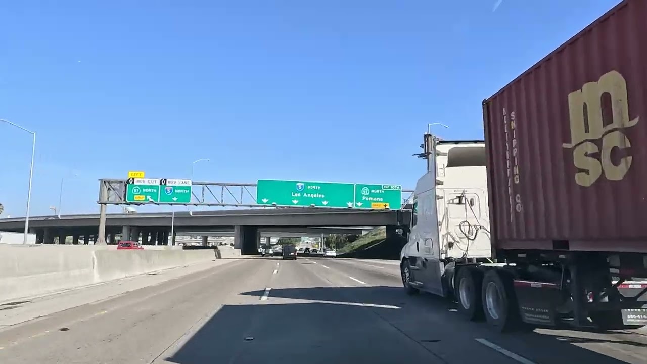 I-5 Freeway Morning Drive | August 20, 2025 | Tustin to Anaheim | Sunny Wednesday| 4K Dashcam