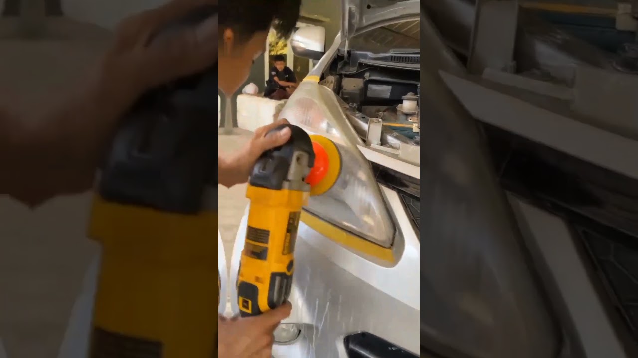 headlamp kusam pecah pecah 