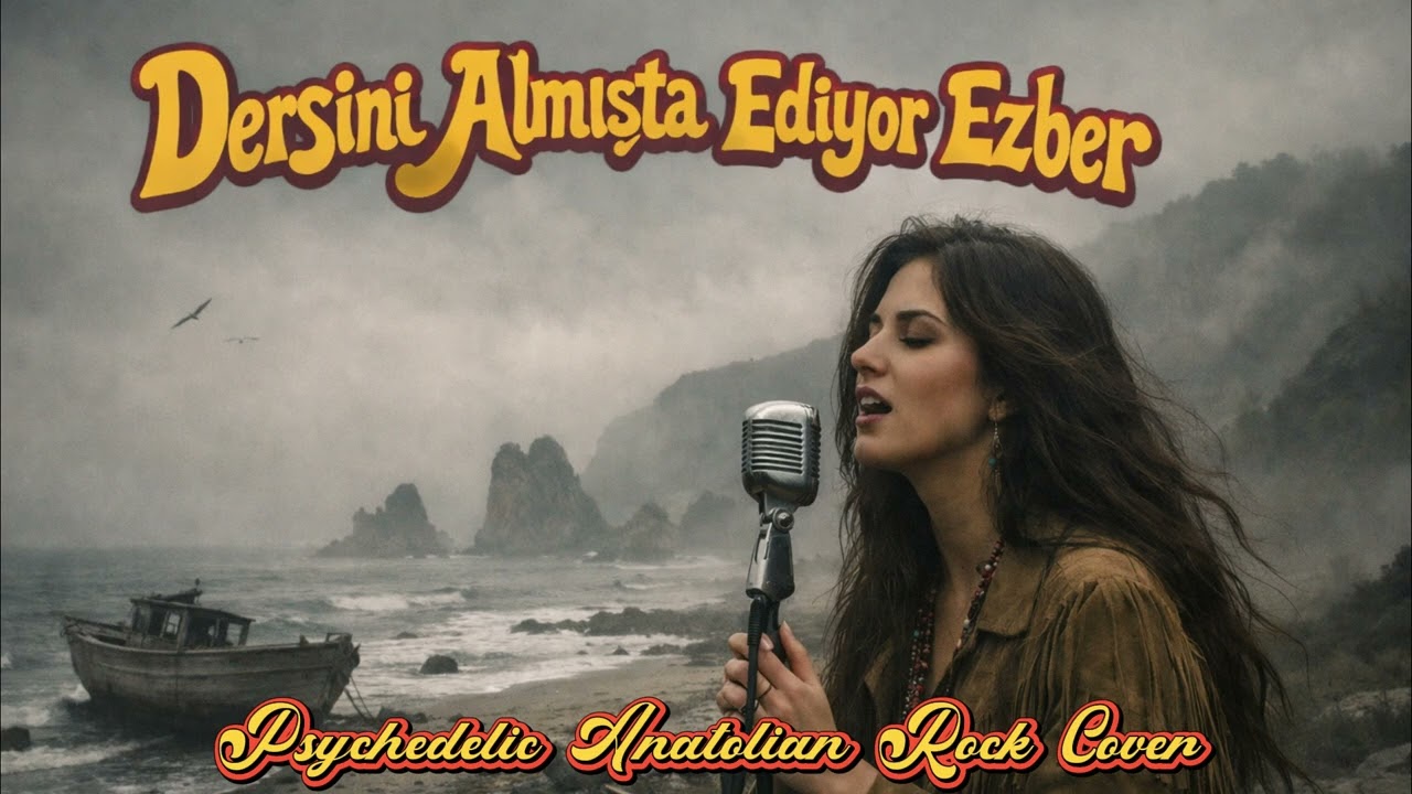 Dersini Almışta Ediyor Ezber - Psychedelic Anatolian | Anadolu Rock AI Cover